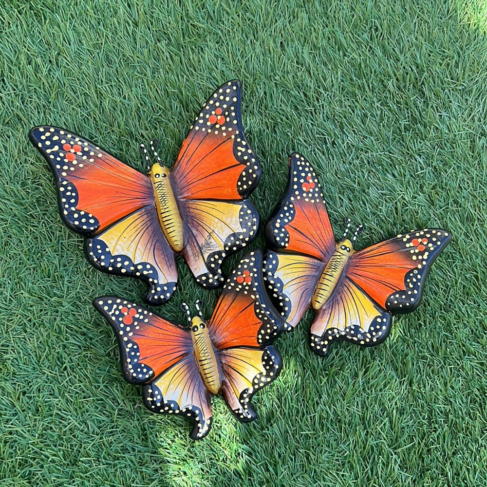 Set of 3 Butterflies (Wall decor)
